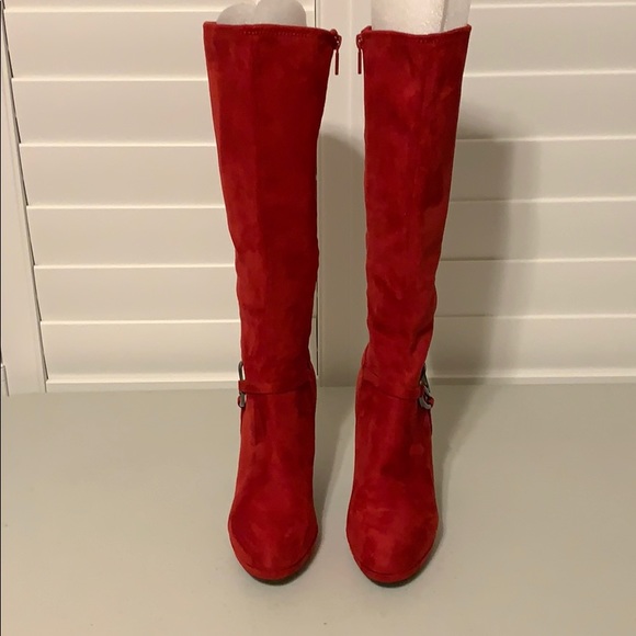 Red IMPO Stretch Boots 8 M NWOT - Picture 2 of 15